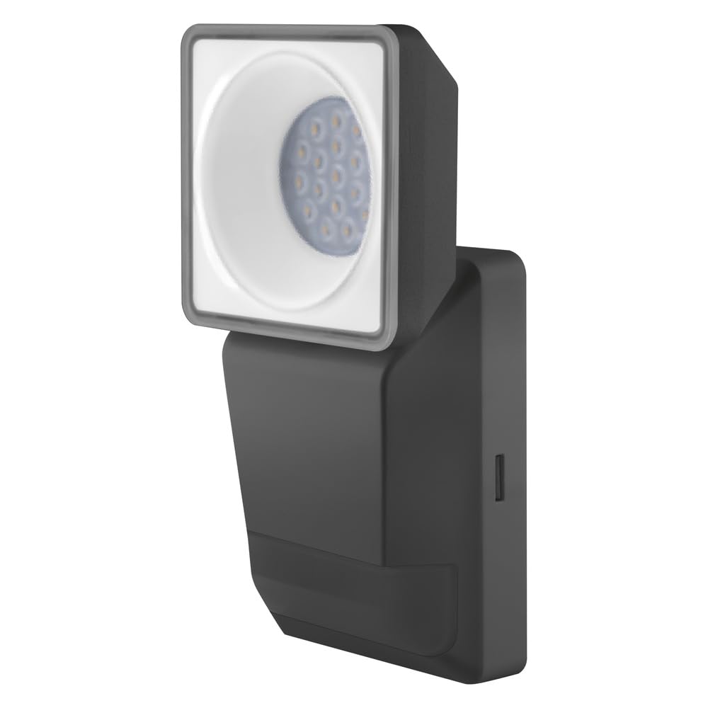 LEDVANCE Oprawa oświetleniowa: for ściana, ENDURA® PRO SPOT SENSOR / 8 W, 220…240 V, kąt rozsyłu światła: 50°, Zimna biel, 4000 K, materiał: polycarbonate (pc), IP55