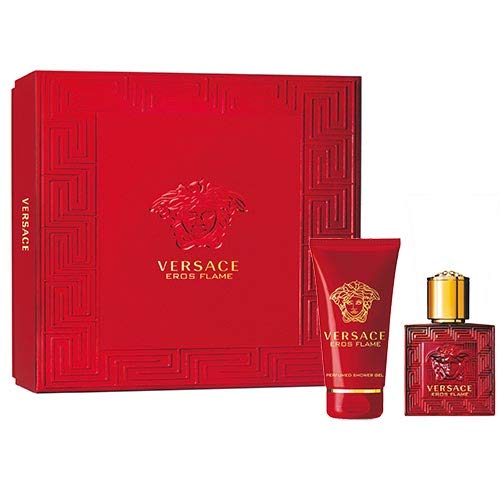 Preisvergleich Produktbild Versace Eros Flame Set - Eau de Parfum + Shower Gel Limitierte Edition