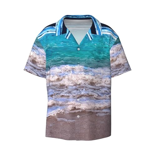 Chemise à manches courtes homme style décontracté pour les soirées plage