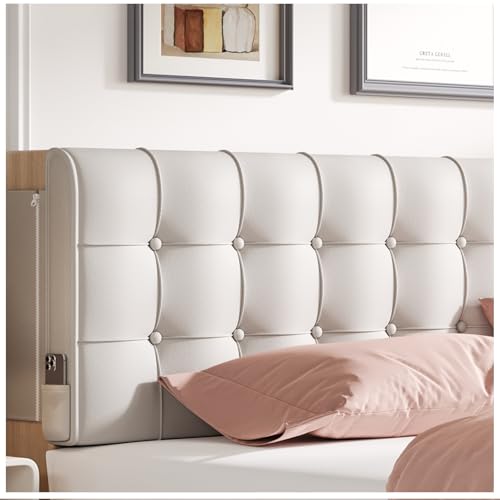CQXMJT Gray California King Headboard Pillow Upholstered Wedge Backrest with Removable Cover for Reading Lumbar Support Twin XL Dorm Bed Essentials Bedroom Daybed Couch Decorative Cushion Memory Foam