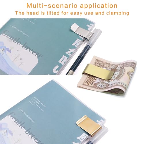 8-Pack Men's Stainless Steel Money Clip for Men - Secure Cash Clip with Slim Card Slots, Perfect Money Clips for Cash, Credit Cards, and Business Cards4