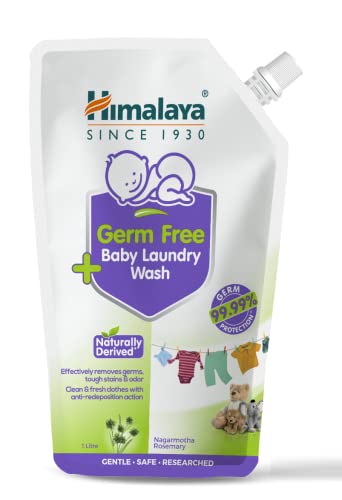 Image of Himalaya Germ Free Baby Laundry Wash 1 L Pouch, White, (7004801) & Himalaya Face Body Oil Baby Massage Oil For All Skin Types (500 ML) & Gentle Baby Wipes, 72 Wipes