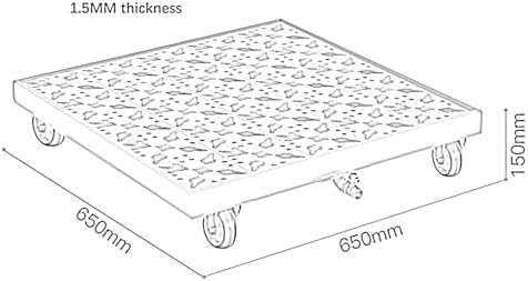 Drum Spill Containment Pallet with Drain Outlet for Leakproof Storage of Oil Drums and Paint Buckets in Warehouses, Factories, and Garages