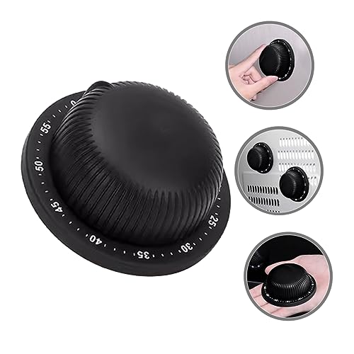 DIYEAH 4 Stück Küchenuhr mechanisch Kind Magnetische Timer zum Kochen Pomodoro Timer für Küchentimer magnetisch Eieruhr zum Kochen von Eiern Studienzeitgeber Plastik Black – Bild 3