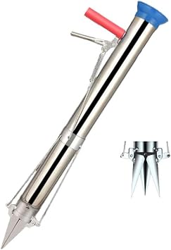 Multifunction Seedling Rapid Seeder, Stainless Steel Seeder Planter, Transplanting Device Fertilizing Seeder, for Vegetable Planting Garden Equipment Multi-Purpose Garden Planting Tool Set Single