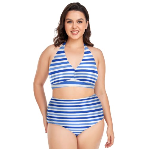 Bikini gainant femme grande taille résolvant le manque de maintien des maillots classiques
