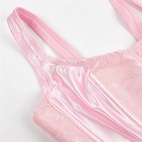 Image of Women's Lace up Gothic Jacquard Shoulder Straps Tank Overbust Shaper Corset Bustiers Top