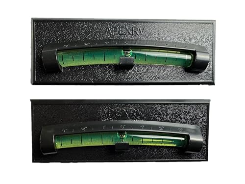 Niveau à bulle gradué Apex RV noir accessoire remorque caravane camping