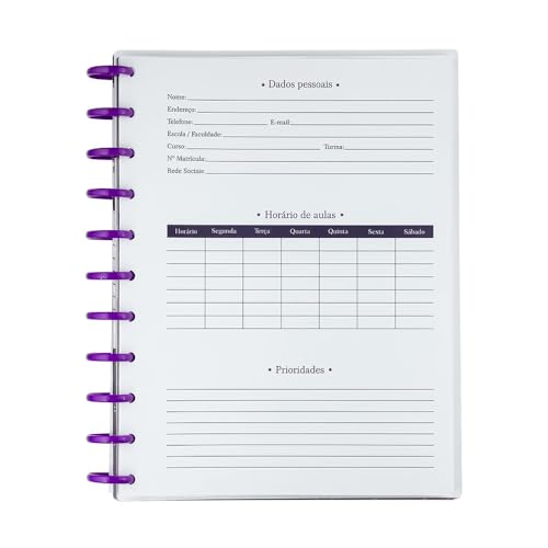 Caderno Disco Universitario 280x215mm 80fls BRW Star