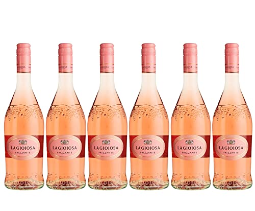 La Gioiosa - Rosato Vino Frizzante - Rosé Schaumwein aus Italien (6 x 0.75 l)