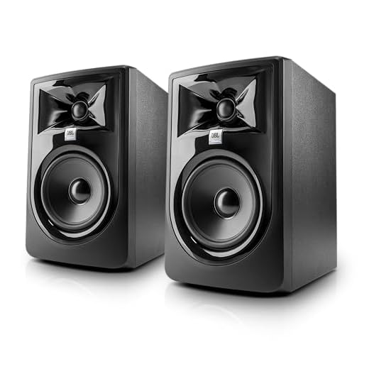 (2) JBL 305P MkII 5" 2-Way Active Powered Studio Reference Monitors Speakers