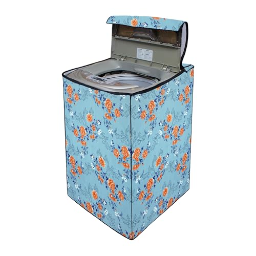 Image of Lithara Top Load Fully Automatic Washing Machine Cover for LG, Samsung, IFB, Whirlpool, Suitable for 5 kg & 5.5 Kg - Waterproof, Dustproof Cover (Print-2)