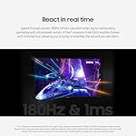 SAMSUNG 32-Inch Odyssey G50D Series QHD Fast IPS G-Sync Compatible Gaming Monitor, 1ms, VESA DisplayHDR 400, 180Hz, AMD FreeSync, Adjustable Stand, Eye Saver Mode, LS32DG502ENXZA, 2024 - Image 4