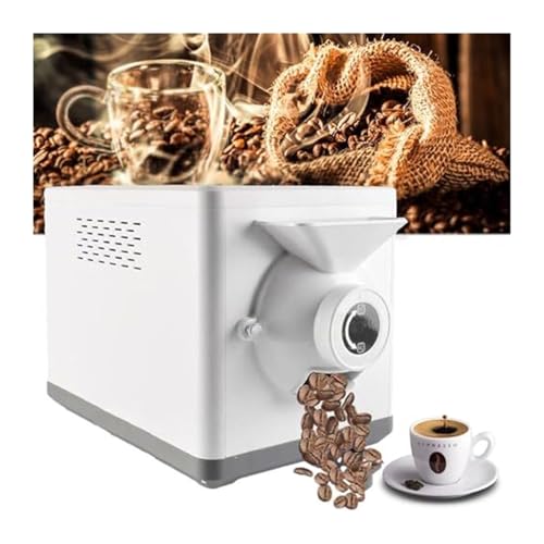 Tostadora de café eléctrica de 1600 W, capacidad de 1500 g con control de temperatura de 100 a 250 °C, tambor antiadherente for tostar granos domésticos y comerciales