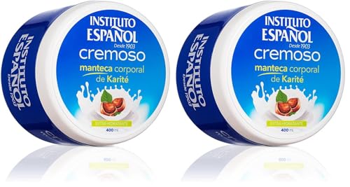 Instituto Español Tarro de Manteca de Karité Cremoso 500 g (Paquete de 2)