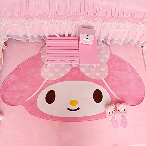 Linda alfombra de dibujos animados Kawaii alfombras niños niñas dormitorio Mat My Melody rosa...