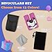 OBUBY Real Binoculars for Kids Gifts for 3-12 Years Boys Girls 8x21 High-Resolution Optics Mini Compact Binocular Toys Shockproof Folding Small Telescope for Bird Watching,Travel, Camping, Purple