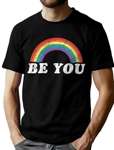 Image of Ithalt Pride Tank Top for Women LGBT Rainbow Flag Shirt Love Heart Graphic Tee Lesbian Gay Pride Sleeveless Vest