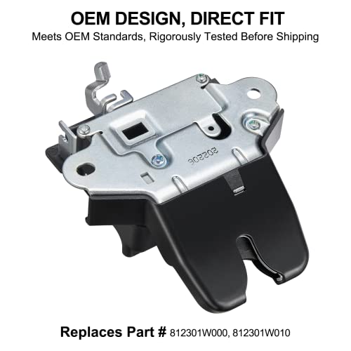 Image of SYERAL Tailgate Latch Assembly Trunk Lid Actuator Compatible for Kia Rio Sedan 2012-2017 Replace Liftgate Latch Lock 812301W000, 812301W010