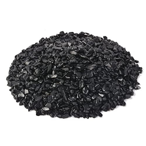 Image of 100 grams Small Tumbled Chips Polished Crushed Stone Crystal Healing Embellishments