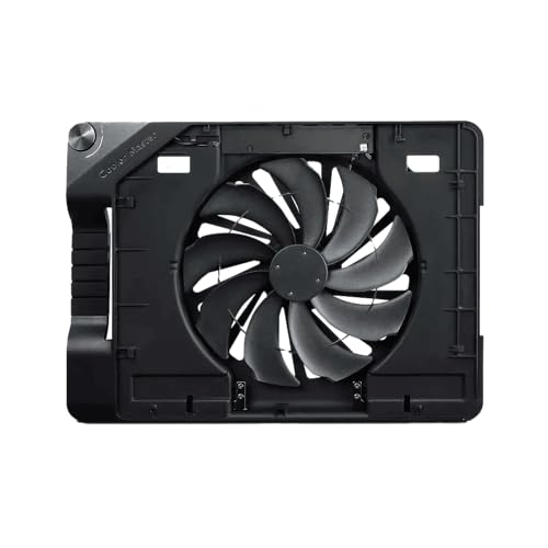 Cooler Master NotePal ErgoStand Lite Refroidisseur Laptop - 5 Hauteurs Réglables, 1 x Ventilateur Mobile 160mm avec Contrôleur de Vitesse, Plaque Mesh Métallique, 2 x Ports USB, Laptop jusqu'à 15,6"