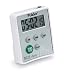 Polder TMR-2125 Digital Buzz and Beep Timer with LCD Display, White