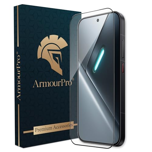 Image of ArmourPro Tempered Glass for Poco X8 Pro - 9H Screen Protector with Black Border, Anti Scratch, Edge-to-Edge Coverage, HD Clarity, Smooth Touch, Case Friendly | Black