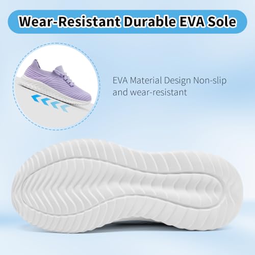 Womens Running Shoes Sneakers Tennis Walking Slip on Lightweight Outdoor Sports Workout Fitness Fashion Non Slip Mesh Breathable4