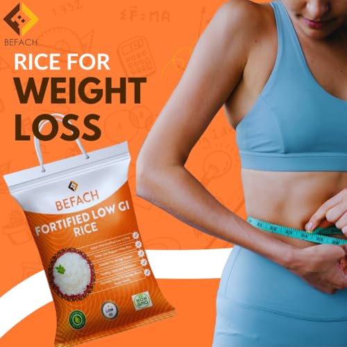 Image of D'Cal Befach Fortified Low Gi Rice|Certified By National Institute Of Nutrition|Low Sugar|Low Gi|No Pesticides,Non Gmo,Perfect For Diet&Diabetic People