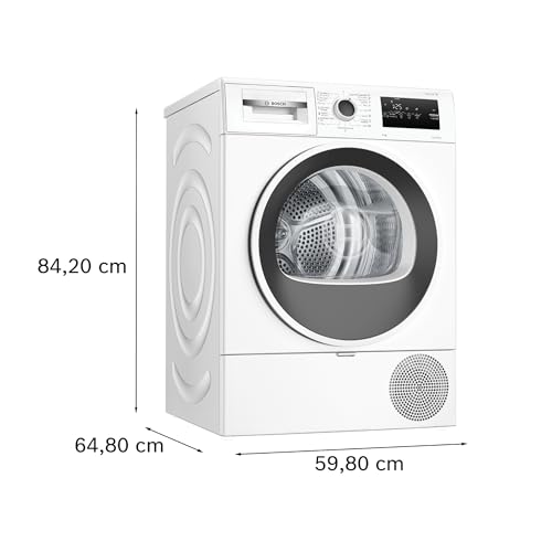 Bosch - Secadora con bomba de calor, 8 kg, AutoDry, Antivibraciones, Blanco, WTR83200ES - Imagen 3