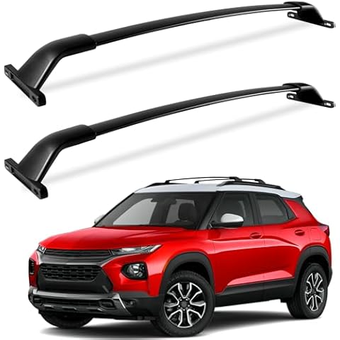 KINGGERI 220lbs Roof Rack Cross Bars Fit for Chevy Trailblazer 2021 2022 2023 2024 2025 L LT ACTIV RS, Chevrolet Heavy Duty Aluminum Roof Rails Crossbars Cargo Carrier Rooftop Car SUV Accessories Cover
