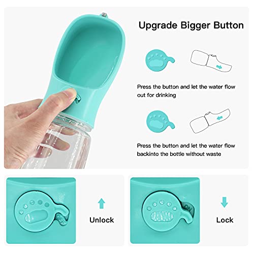 19oz Large Capacity Dog Water Bottle, Leak Proof Portable Dog Water Dispenser for Large Medium Small Lightweight Dog… - Image 5