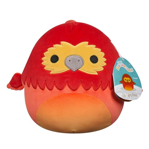Squishmallows SQWB00695 - Harry Potter Fawkes 20 cm offizielles Jazwares Plüsch superweiches Kuscheltier