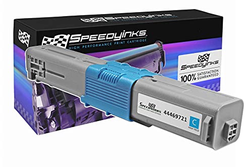 SPEEDYINKS Speedy Inks Compatible Toner Cartridge Replacement for Okidata 44469721 Type C17 High-Yield (Cyan) Compatible with Oki C530dn C531dn MC561 MC562w MC890 MC950 MC950 MFP