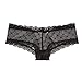 Briskorry Damen Spitze String mit Spitzenbesatz Sexy G-String Thongs Unterwäsche Aushöhlen Soft Panties Lingerie Underwear atmungsaktive Unterhosen Hipster Bikin