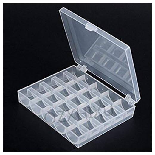 LWB 25Pc Symaskin spolaxeln Töm spolaxeln Symaskin förvaringslåda av plast för hushålls Sömnad Tillbehör Verktyg Shelf-9.18 (Color : 2)