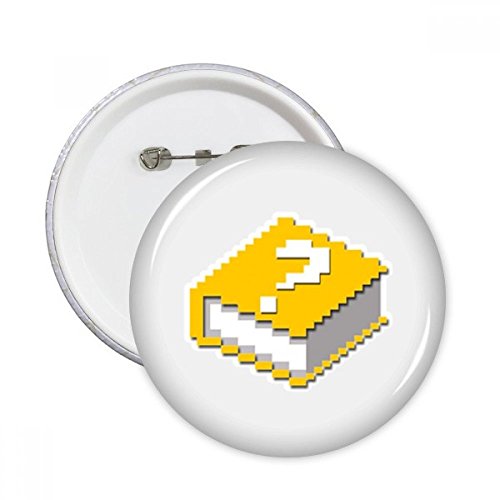 Badge pixel Bouton de jeu Cartoon ChickenGo 5pcs multicolore XXL pour customiser les vêtements