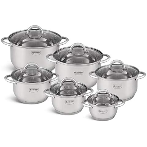 Lot de 12 pots Edenberg eb-4000 Cover