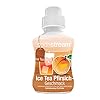 SodaStream Sirup Eistee Pfirsich, Ergiebigkeit: 1x Flasche ergibt 9 Liter Fertiggetränk, Sekundenschnell zubereitet und…