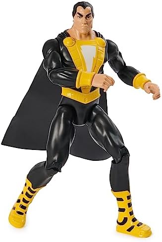 DC Comics, Black Adam Action Figure with Cape, 12-inch, Easy to Pose, Collectible Superhero Kids Toys for Boys and Girls, Ages 3+