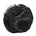 Gucagle Men Wig Fashionable Synthetic Short Hair Toupee Breathable Hairpiece Easy to Use for Parties Daily Life Synthetic Fiber (Black)