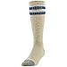 GOLDTOE Men's Harrington Crew Socks, Multipairs, Retro Stripe Oatmeal Assorted (6-Pairs), Shoe Size: 6-12.5