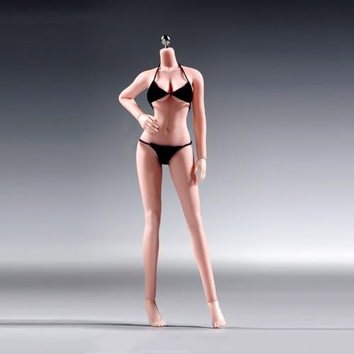 Figurine féminine 1/12 corps seamless de 15,2 cm avec mains et pieds amovibles