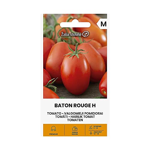 Zalia stotele | POMODORO BATON ROUGE H semi | Semi di pomodoro | Semi di ortaggi | Semi di piante | Semi da giardino | 1 pacchetto