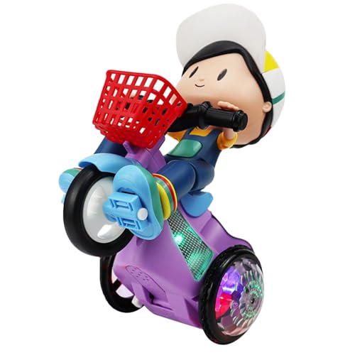 Giochi Auto Per Bambini - Triciclo Elettrico Giocattolo - Giochi Musicali Con Luci Colorate A 360° Per Bambini A Casa O In Viaggio Per Libero E Gioco