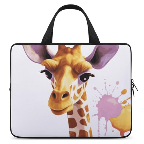 Housse de protection pour ordinateur portable girafe antichoc