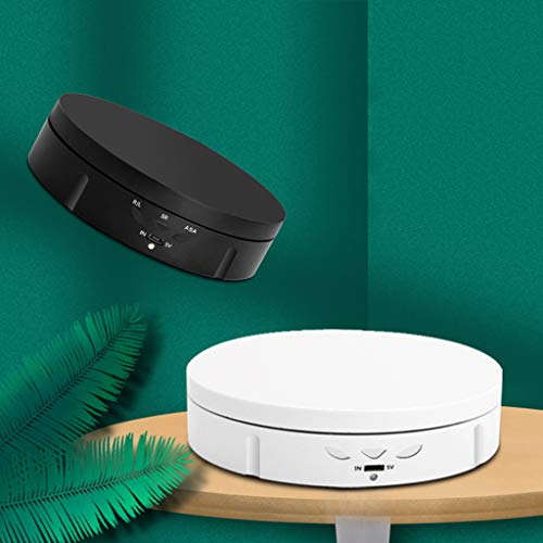#N/A Plataforma giratória elétrica de 360 graus para fotografia, capacidade 10kg, plataforma giratór