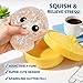 Glitter Dumpling, Glitter Dumpling Squishy Box, Dumplings Squishy, Anxiety Relief Fidget, Soft Squeeze Decompression Dough (1PC-A)