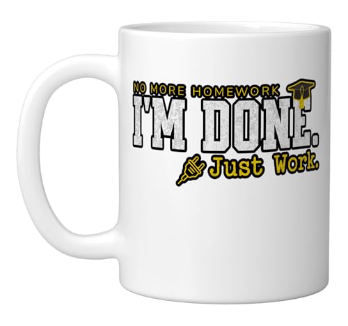 Taza de Cerámica Blanca 11 Onzas Para Electricista miniatura 1