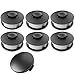 Produktbild 6 Stück Rasentrimmer Ersatzspule/Doppel - Fadenspule + Haube passend für ALDI Gardenline Elektro Rasentrimmer GLR 450 451 452 453 454 455 456 457 458 459 450/1 450/2 450/3 450/4 450/5